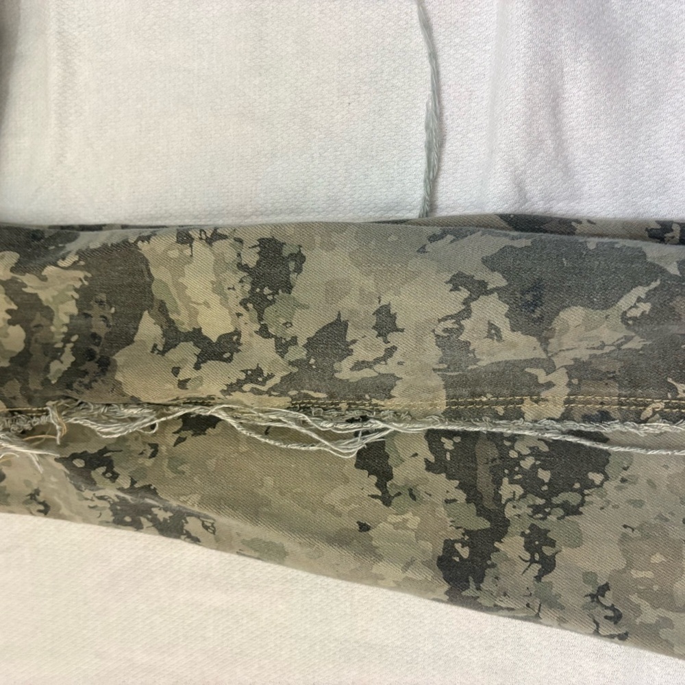 In Action Camo Stacked Skinny Flare Jeans Novamen W 30 - Picture 9 of 11